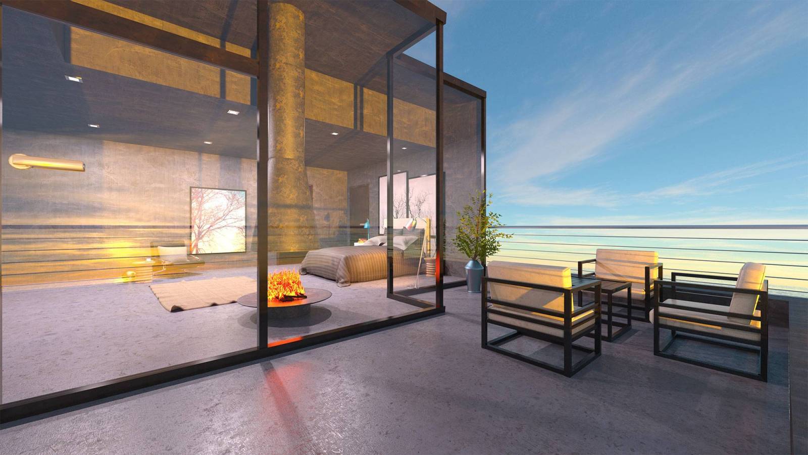 Pose de baies vitrées à galandage 2 vantaux à Toulouse et Haute-Garonne