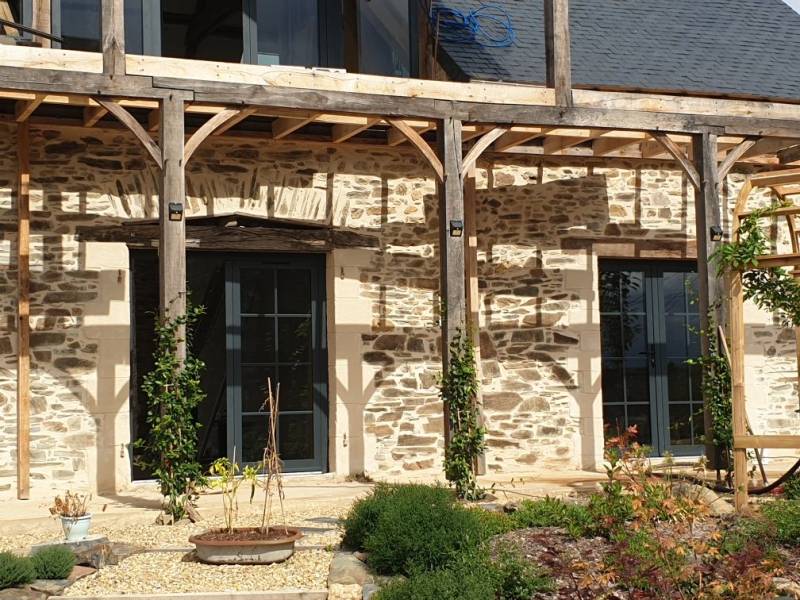 Fabrication de menuiserie aluminium gris anthracite sur mesure en Dordogne (24) 