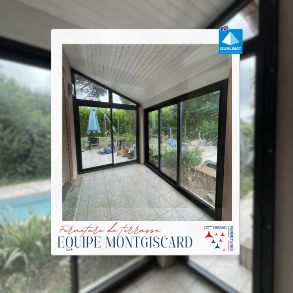 Fermeture de terrasse sur mesure en aluminium à Villenouvelle (31) en Haute-Garonne